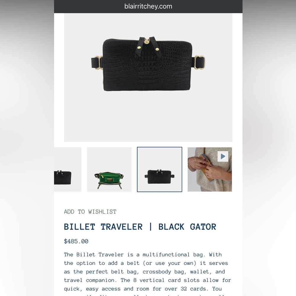 Blair Ritchey gator billet
